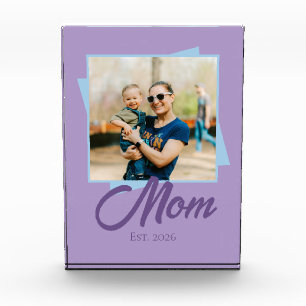 Mum Established Year with Photo Block