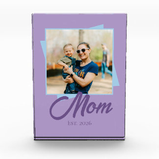 Mum Established Year with Photo Block