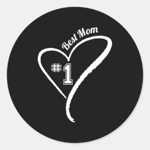 Mum ever classic round sticker