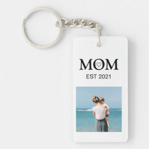 Mum Family Photo Collage Personalised Key Ring