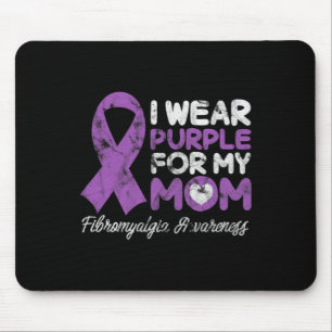 Mum Fibro Mother Fibromyositis Support Grunge  Mouse Pad