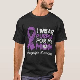 Mum Fibro Mother Fibromyositis Support Grunge T-Shirt