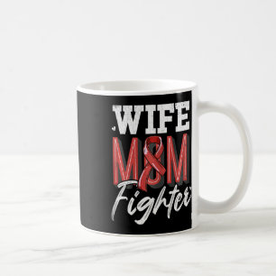 Mum Fighter Brain Aneurysm Awareness Support Graph Coffee Mug