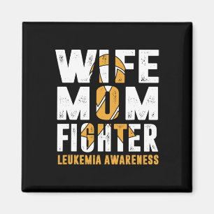 Mum Fighter Leukaemia Awareness Magnet