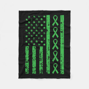Mum Fighter Polycystic Kidney Disease Pkd Awarenes Fleece Blanket
