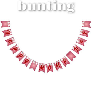 Mum Floral Bouquet Mother's Day Bunting