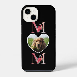 Mum Floral heart photo from the dog iPhone 14 Case