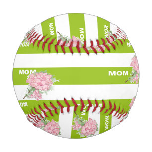 Mum flower print baseball