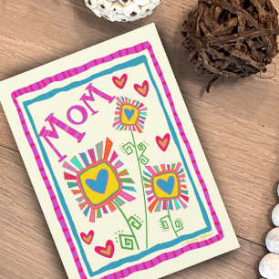 Mum Fun Flowers Pretty Mother Inspirivity Card