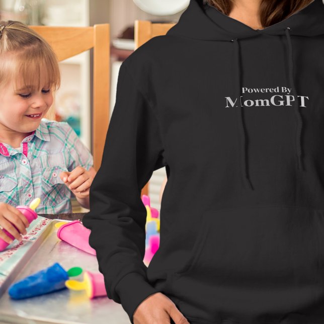 Mum Funny Birthday - Powered By MomGPT - Ai Joke Hoodie (Creator Uploaded)