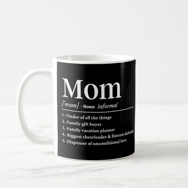 Mum funny definition coffee mug (Left)