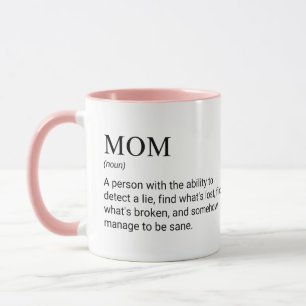 Mum Funny Lovely Mother Definition Mug