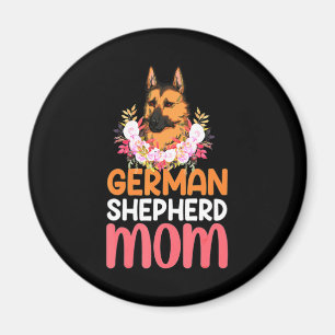 Mum German Shepard Shepherd Dog Magnet