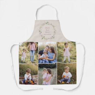 Mum gift 8 photo girly floral elegant delicate apron