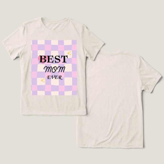 Mum Goals: Achieved 💖 Tri-Blend Shirt (Design Front & Back)