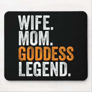 Mum Goddess Legend Funny Occupation Office Mouse Pad