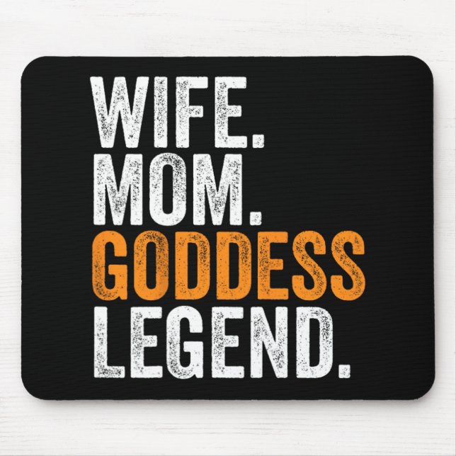 Mum Goddess Legend Funny Occupation Office  Mouse Pad (Front)