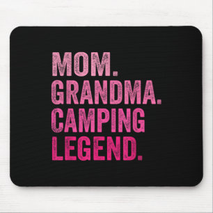 Mum Grandma Camping Legend Funny Camper Mum Mouse Pad