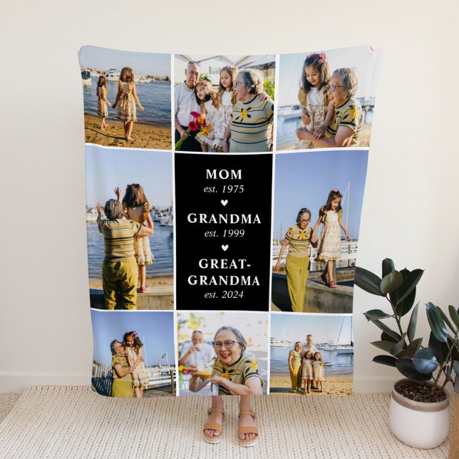 Mum, Grandma, Great-Grandma Established Blanket (Creator Uploaded)