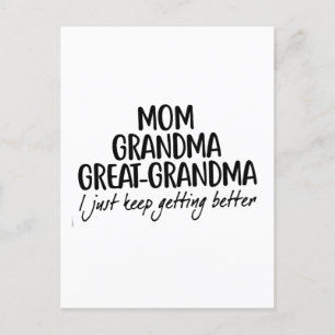 Mum Grandma Great-Grandma Mothers Day Postcard