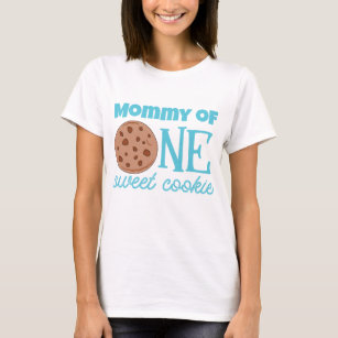 Mum, Grandma or Auntie of One Sweet Cookie Bday  T-Shirt