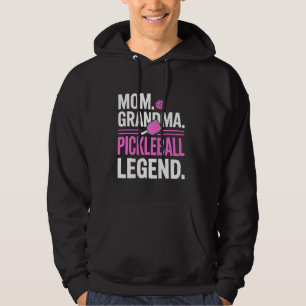 Mum Grandma Pickleball Legend Player Funny Pickle Hoodie