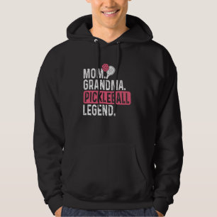 Mum Grandma Pickleball Legend Player Funny Pickle Hoodie