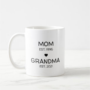 Mum Grandma Pregnancy Announcement Baby Reveal Coffee Mug