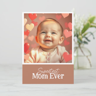 Mum Greeting Card Add Photo and Text