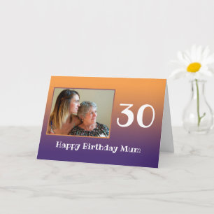 Mum Happy Birthday Text Year Photo Template
