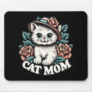 Mum Happy Mothers Day For Cat Lovers Family Matchi Mouse Pad