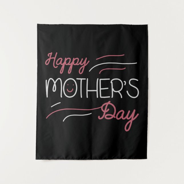 Mum - Happy Mother's day Tapestry (Front)