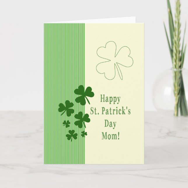 Mum Happy St. Patrick's Day Card (Front)