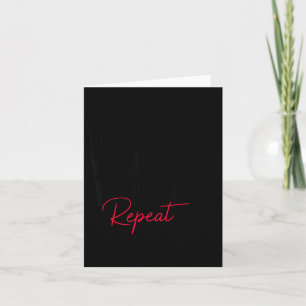 Mum Hard Wife Hard Work Hard Repeat Happy Mothers Card