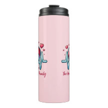 Mum Heartbeat of the Family with Red Heart