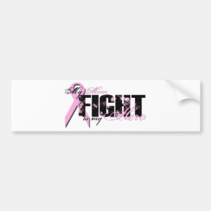 Mum Hero - Fight Breast Cancer Bumper Sticker