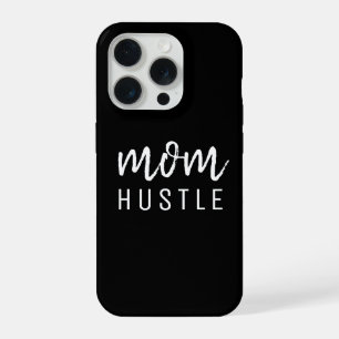 Mum Hustle   Modern Script Black Mother's Day iPhone 15 Pro Case