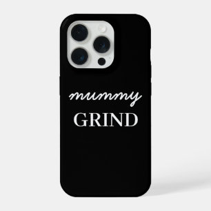 Mum Hustle Modern Script Black Mother's Day iPhone 15 Pro Case