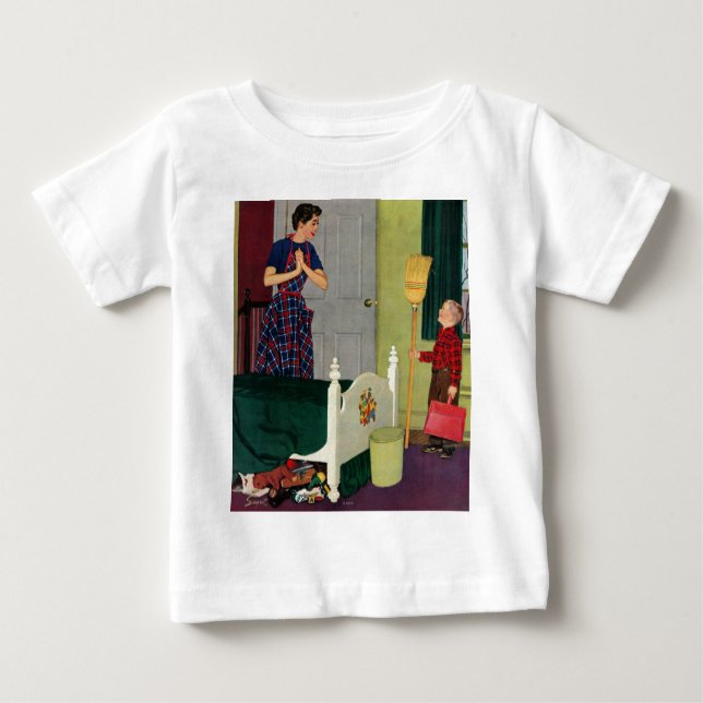 Mum, I Cleaned My Room! Baby T-Shirt (Front)