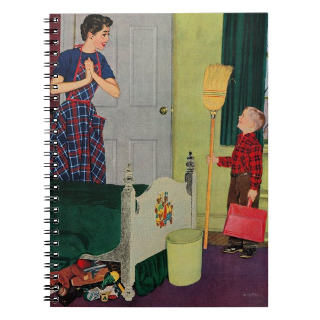 Mum, I Cleaned My Room! Notebook (Front)