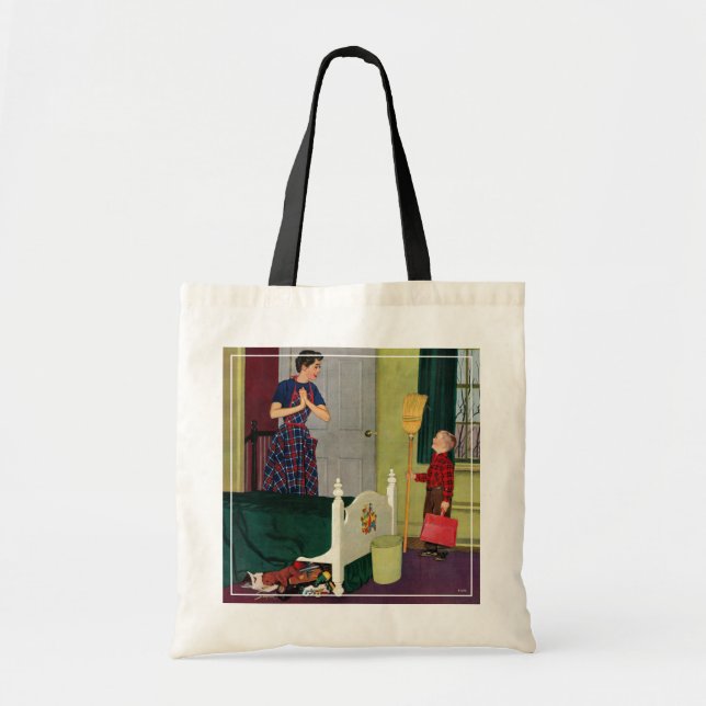 Mum, I Cleaned My Room! Tote Bag (Front)