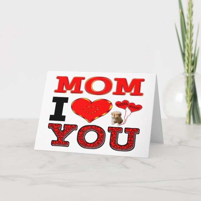 Mum I Love You Card (Front)