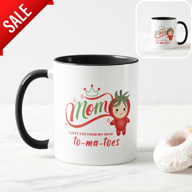 Mum I Love You From My Head TOMATOES Funny Mothers Mug (Creator Uploaded)