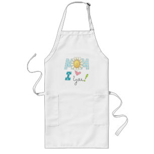 Mum I Love You Long Apron