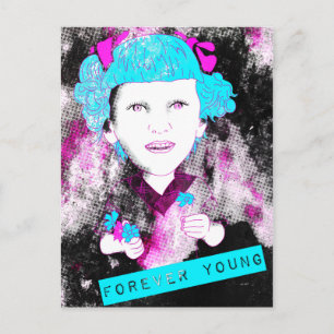 mum, i miss you... forever young postcard