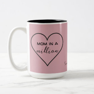"Mum in a Million" Heart Mug   Mother’s Day Gift