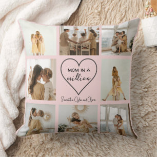Mum in a Million – Personalised Throw Pillow