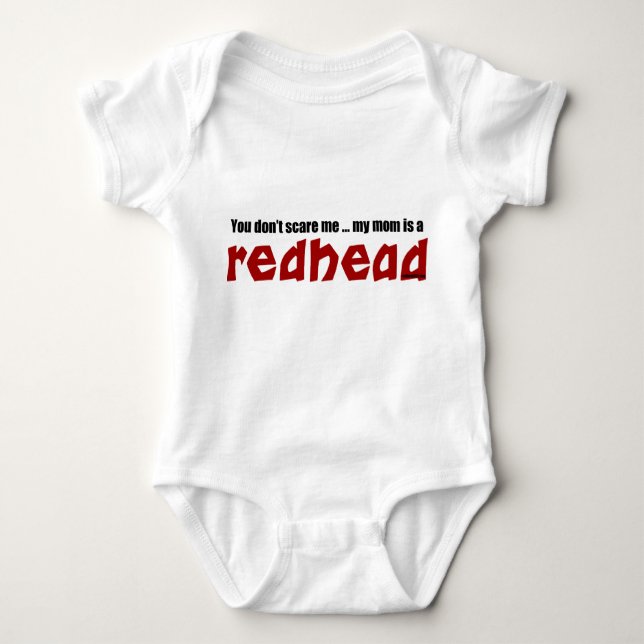 Mum is a Redhead Baby Bodysuit (Front)