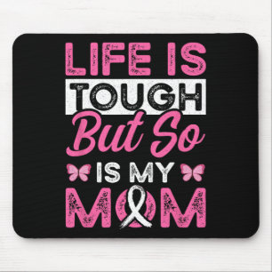 Mum Is A Survivor Pink Ribbon Breast Cancer Patien Mouse Pad