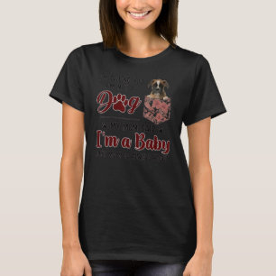 Mum Is Always Right Floral Boxer Dog Pocket T-Shirt